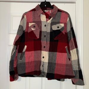 Woolrich Red and Black Plaid Jacket